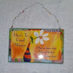 GANZ Multicolor 6 X 10 In Inspirational Porcelin Picture.